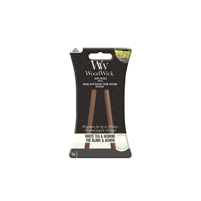 Woodwick Car Reed Diffuser Refill - White Tea & Jasmine